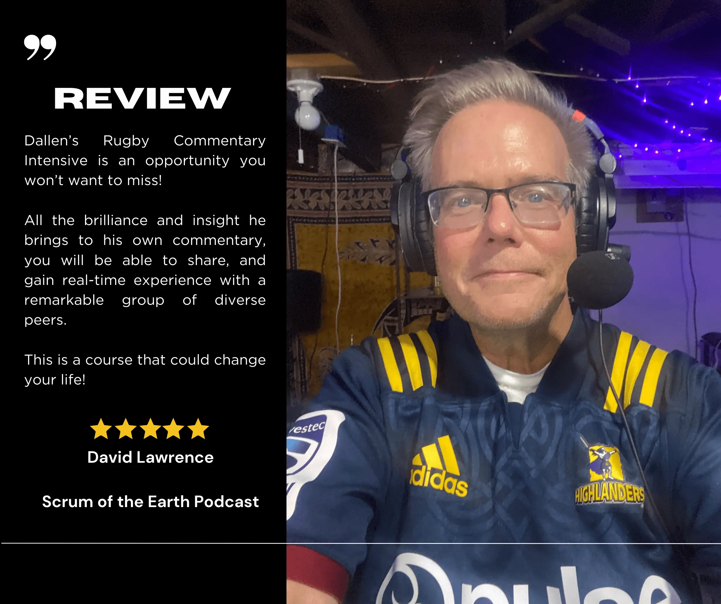 Broadcast Academy commentator review