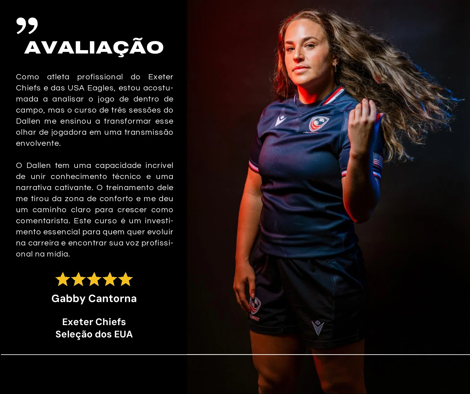 Avaliação de Gabby Cantorna