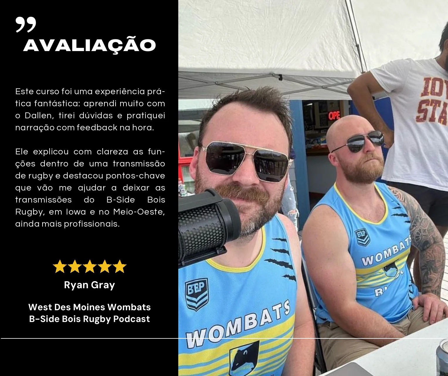 Avaliação de Ryan Gray
