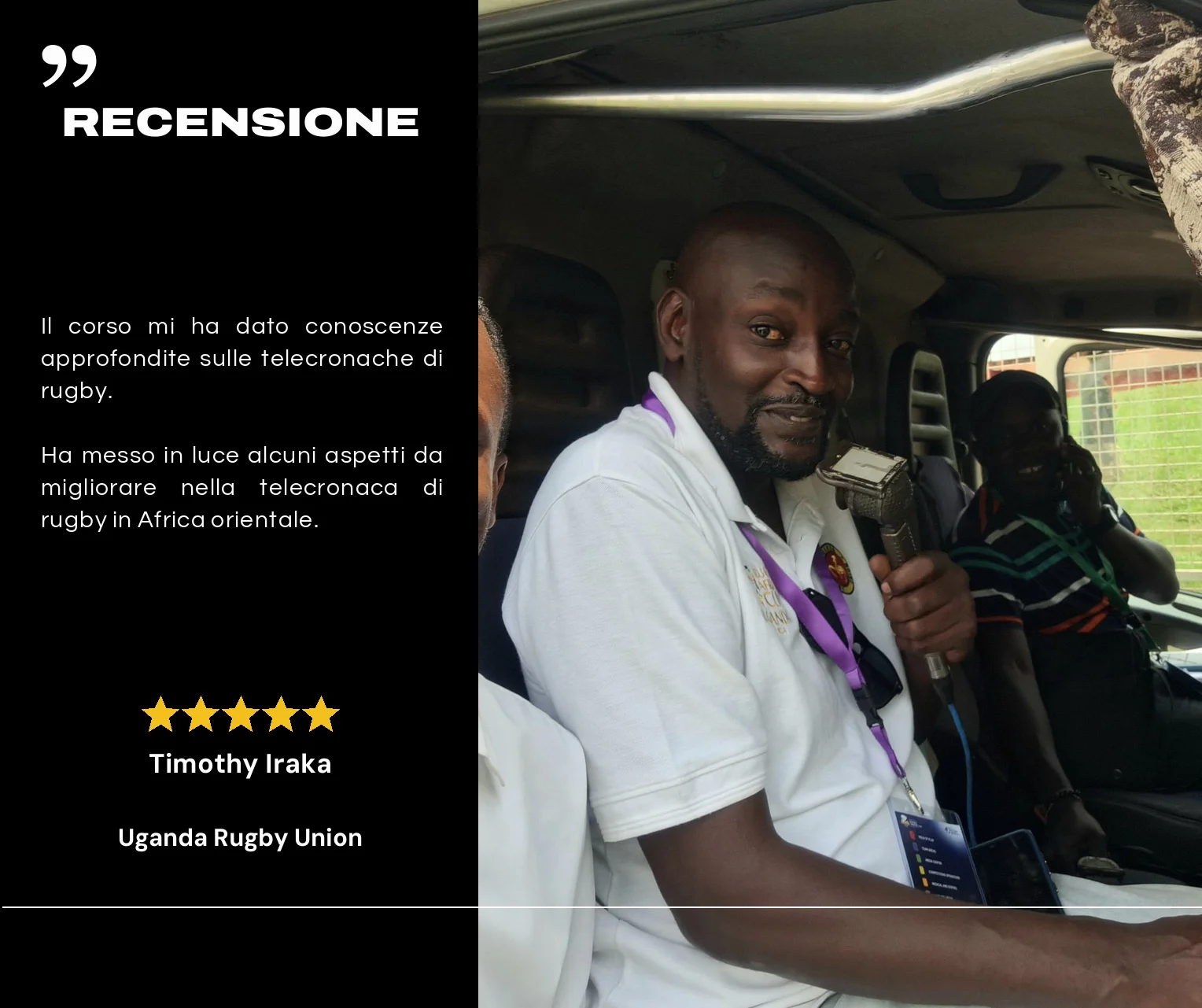 Recensione di Timothy Iraka