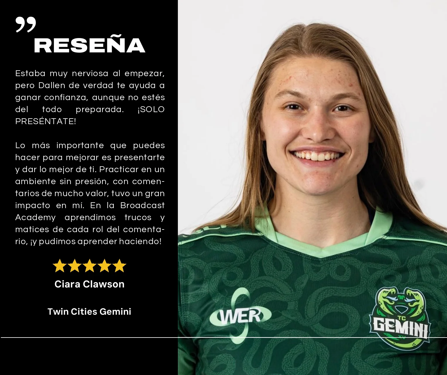 Reseña de Ciara Clawson