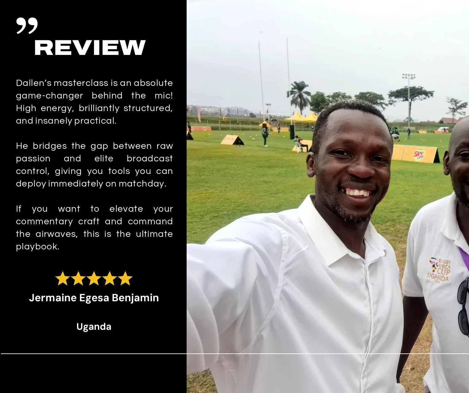 Jermaine Egesa Benjamin review