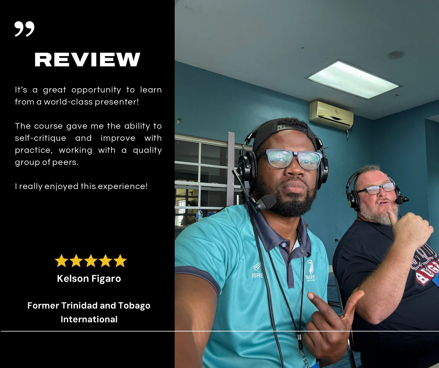 Broadcast Academy commentator review